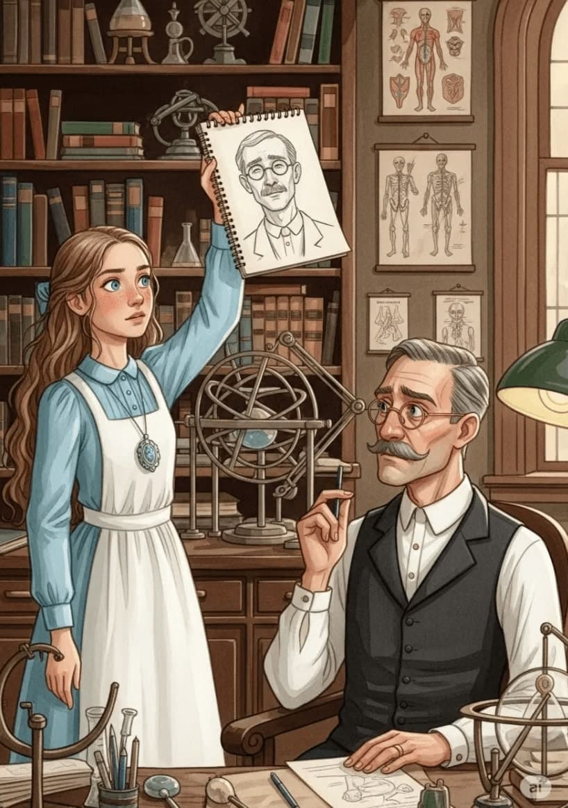 High resolution illustrated page