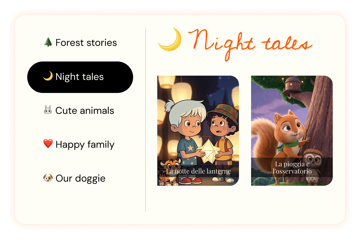 Organize your stories